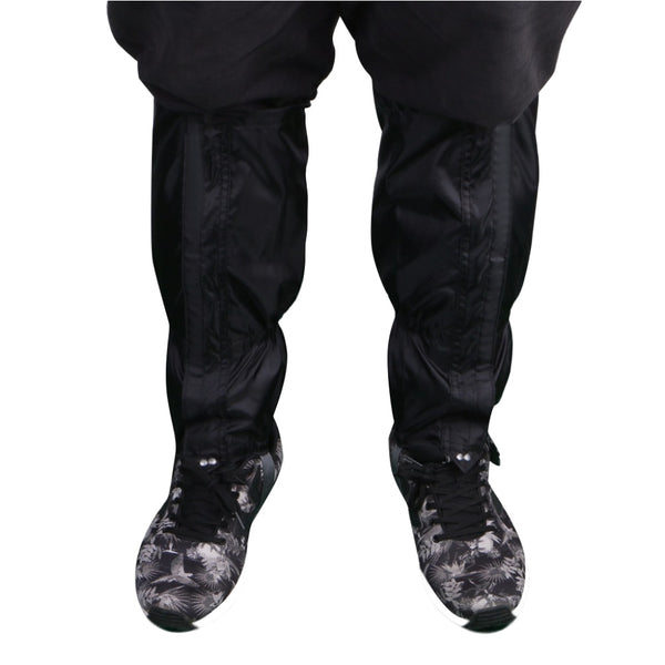 JENOCO 16" Nylon Leg Gaiters - Waterproof Boot Cover Leggings For Men & Women