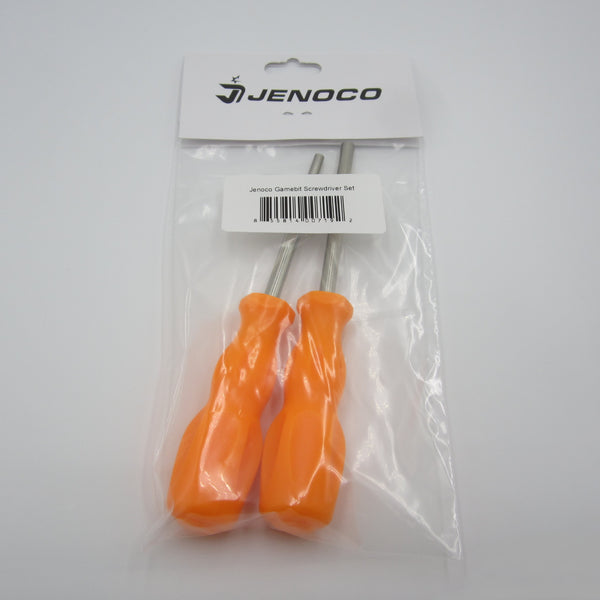 JENOCO 3.8mm + 4.5mm Gamebit Screwdriver Set Repair Tool - Open 16-bit SNES / 8-bit NES / N64 / Genesis Games And Consoles
